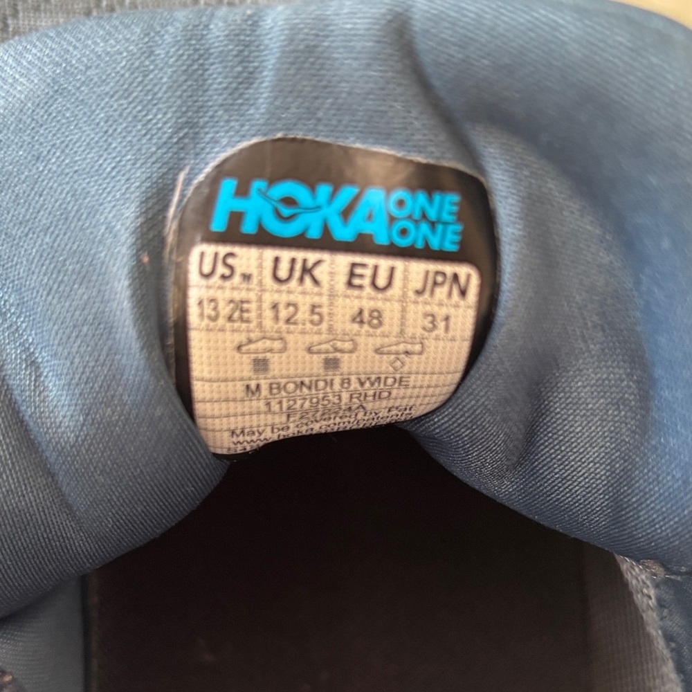 Hoka Blue and Teal Athletic Shoes - Picture 7 of 7